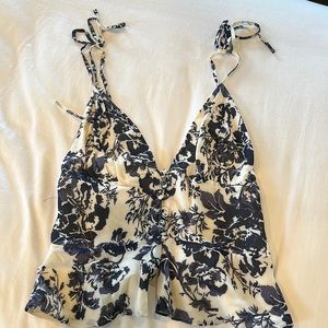 Reformation Floral Top